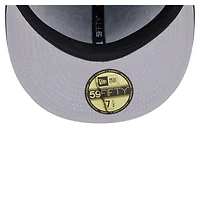 Casquette ajustée surdimensionnée 59FIFTY bleu marine des Titans du Tennessee pour homme de New Era