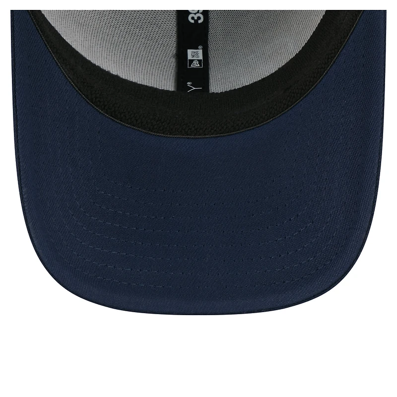 Men's New Era Navy Tennessee Titans Script 39THIRTY Flex Hat