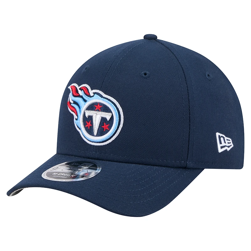 Casquette ajustable 9FORTY M-Crown bleu marine pour homme, collection équipe des Titans du Tennessee, New Era