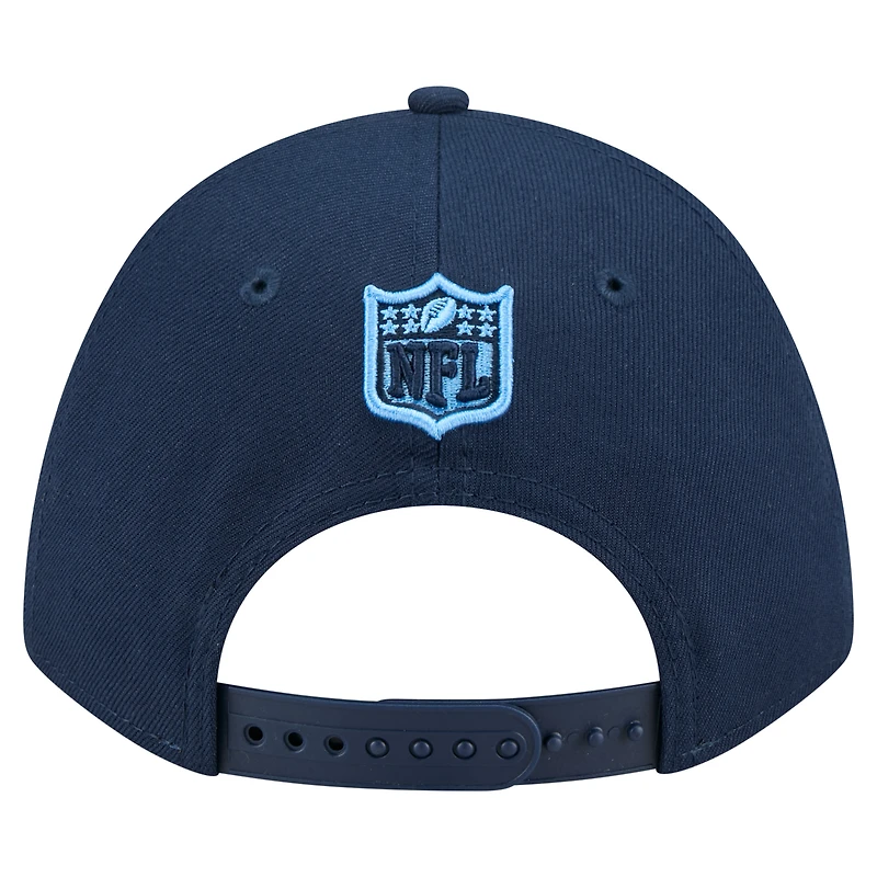 Casquette ajustable 9FORTY M-Crown bleu marine pour homme, collection équipe des Titans du Tennessee, New Era