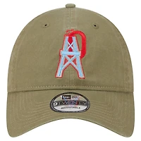 Casquette ajustable 9TWENTY pour homme New Era Olive Tennessee Titans Oilers Throwback City Originals Lifestyle