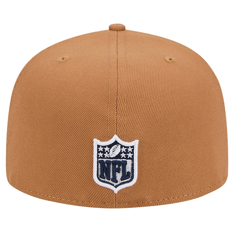 Casquette ajustée 59FIFTY New Era pour hommes des Tennessee Titans Color Pack avec patch latéral