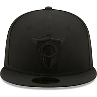Casquette ajustée 59FIFTY New Era Tennessee Titans noir sur avec logo alternatif pour homme