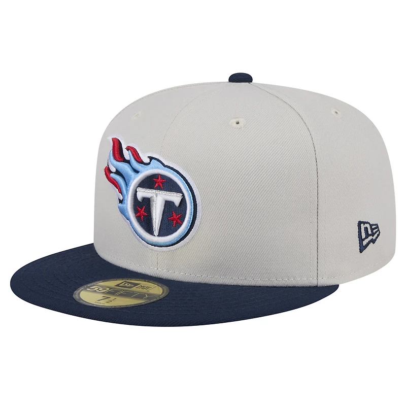 Casquette ajustée 59FIFTY New Era Tennessee Titans Stoney pour hommes
