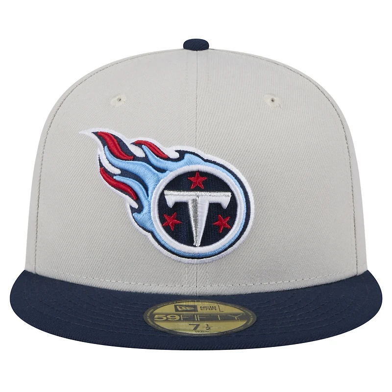 Casquette ajustée 59FIFTY New Era Tennessee Titans Stoney pour hommes