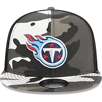 Casquette snapback New Era Urban Camo Tennessee Titans 9FIFTY Trucker Snapback pour homme