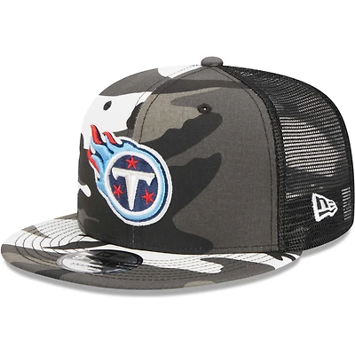 Casquette snapback New Era Urban Camo Tennessee Titans 9FIFTY Trucker Snapback pour homme