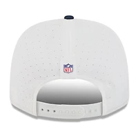 Men's New Era  White/Navy Tennessee Titans 2025 NFL Training Camp 9SEVENTY Adjustable Hat