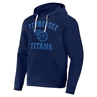 Men's NFL x Darius Rucker Collection by Fanatics Navy Tennessee Titans Coaches Pullover Hoodie
