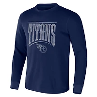 T-shirt thermique à manches longues pour homme NFL x Darius Rucker Collection by Fanatics Navy Tennessee Titans