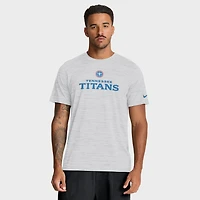 T-shirt de course Nike Ash Tennessee Titans Velocity Endurance Run Dri-FIT pour homme