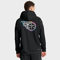 Sweat à capuche Nike noir Tennessee Titans NFL Crucial Catch 2025 pour homme, édition standard Dri-FIT