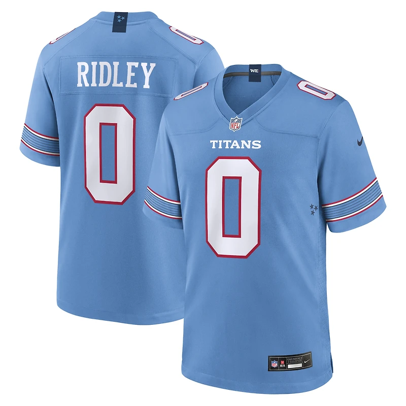 Men's Nike Calvin Ridley Light Blue Tennessee Titans Game Jersey