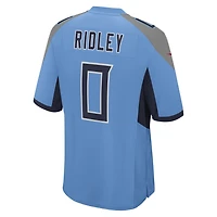 Men's Nike Calvin Ridley Navy Tennessee Titans Game Player Jersey