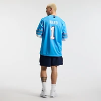 Maillot de match Nike Cameron Ward bleu clair des Titans du Tennessee pour homme