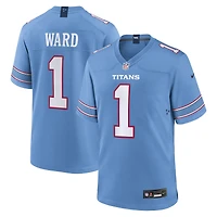 Men's Nike Cameron Ward Light Blue Tennessee Titans Game Jersey