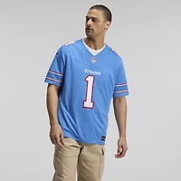 Men's Nike Cameron Ward White Tennessee Titans Vapor F.U.S.E. Sewn Down Limited Jersey