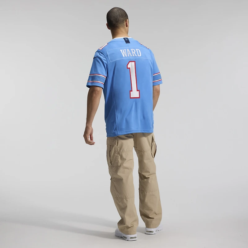 Men's Nike Cameron Ward White Tennessee Titans Vapor F.U.S.E. Sewn Down Limited Jersey