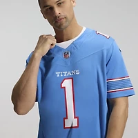 Men's Nike Cameron Ward White Tennessee Titans Vapor F.U.S.E. Sewn Down Limited Jersey