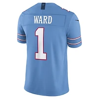 Maillot Nike Cameron Ward bleu clair Tennessee Titans Vapor F.U.S.E. édition limitée cousue