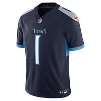 Maillot Nike Cameron Ward bleu marine des Titans du Tennessee pour homme, édition limitée