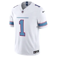 Men's Nike Cameron Ward White Tennessee Titans Vapor F.U.S.E. Sewn Down Limited Jersey