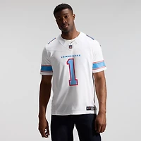 Men's Nike Cameron Ward White Tennessee Titans Vapor F.U.S.E. Sewn Down Limited Jersey