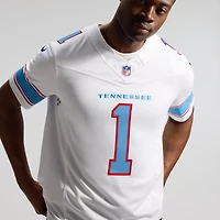 Men's Nike Cameron Ward White Tennessee Titans Vapor F.U.S.E. Sewn Down Limited Jersey