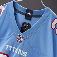 Men's Nike Carnell Tate Light Blue Tennessee Titans 2026 NFL Draft First Round Pick No. 4 Team Game Jersey