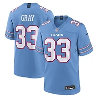 Men's Nike Cedric Gray Light Blue Tennessee Titans Game Jersey