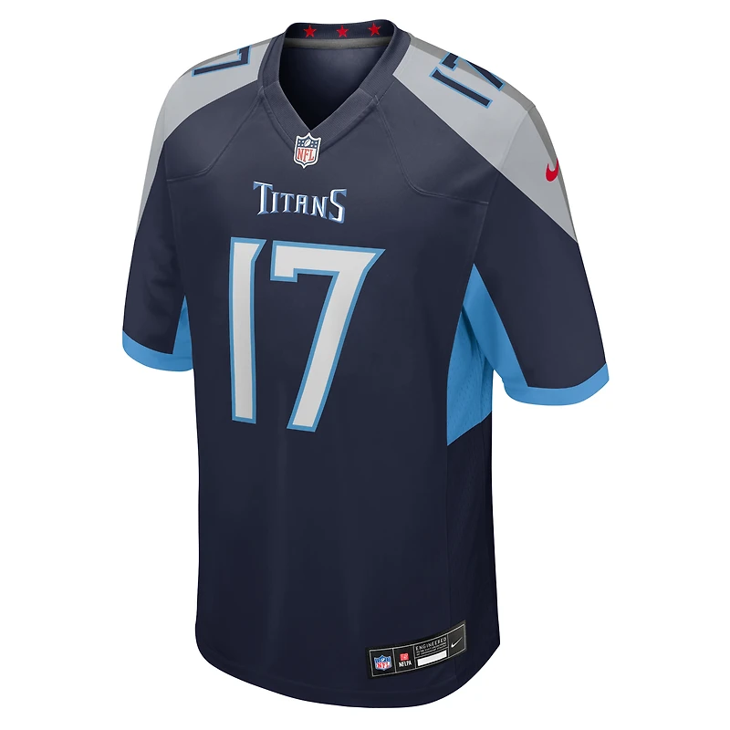 Maillot Nike Chimere Dike bleu marine pour homme des Titans du Tennessee