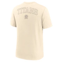 Men's Nike Cream Tennessee Titans Glory Tri-Blend T-Shirt