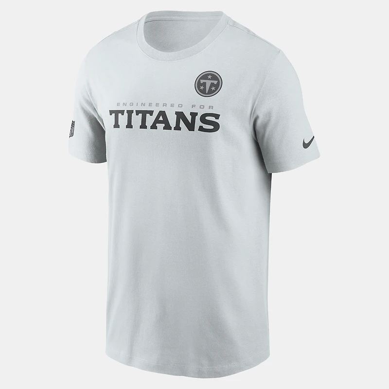 Men's Nike Gray Tennessee Titans Sideline Dri-FIT T-Shirt