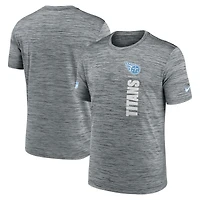 Men's Nike Gray Tennessee Titans Sideline Velocity Dri-FIT T-Shirt