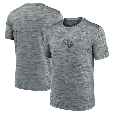 T-shirt Nike gris Tennessee Titans Sideline Velocity Dri-FIT pour homme