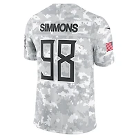 Maillot Nike Jeffery Simmons Arctic Camo Tennessee Titans 2024 Salute to Service Limited pour homme