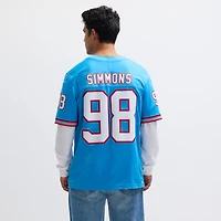 Men's Nike Jeffery Simmons Light Blue Tennessee Titans Vapor F.U.S.E. Limited Jersey