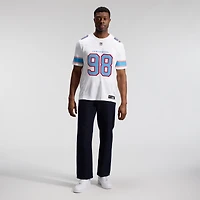 Men's Nike Jeffery Simmons White Tennessee Titans Vapor F.U.S.E. Sewn Down Limited Jersey