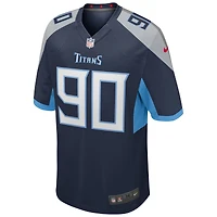 Maillot de joueur retraité Nike Jevon Kearse pour hommes, bleu marine, Tennessee Titans Game