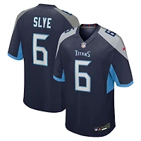 Maillot Nike Joey Slye bleu marine pour homme, équipe des Titans du Tennessee