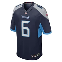 Maillot Nike Joey Slye bleu marine pour homme, équipe des Titans du Tennessee