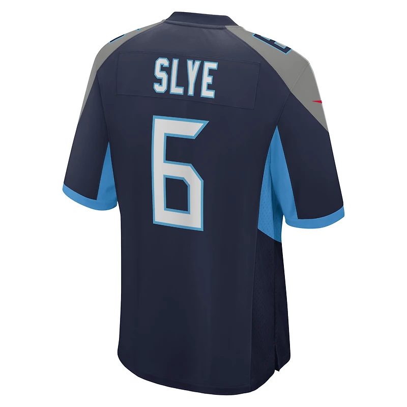 Maillot Nike Joey Slye bleu marine pour homme, équipe des Titans du Tennessee