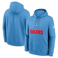 Sweat à capuche Nike bleu clair Tennessee Titans Best Season Rewind Club pour homme
