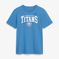 T-shirt Nike Edge Enforcer bleu clair pour homme, Tennessee Titans