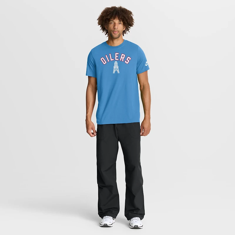 Men's Nike Light Blue Tennessee Titans Favorable Timeline Tri-Blend T-Shirt