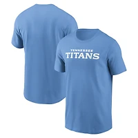 Men's Nike White Tennessee Titans Primetime Wordmark Essential T-Shirt