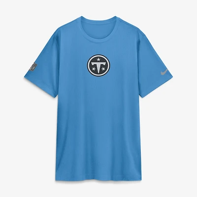 Men's Nike Light Blue Tennessee Titans Sideline Lead The Charge Legend Dri-FIT T-Shirt