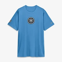 Men's Nike Light Blue Tennessee Titans Sideline Lead The Charge Legend Dri-FIT T-Shirt