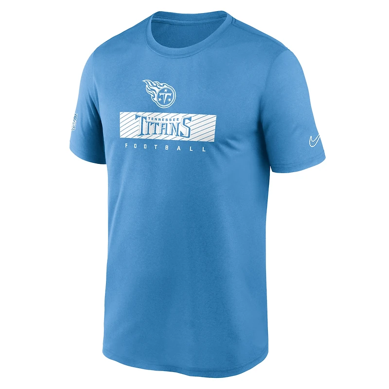 Men's Nike Light Blue Tennessee Titans Sideline Legend Performance T-Shirt
