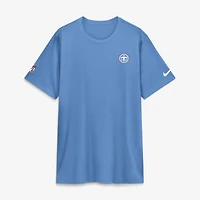 Men's Nike Light Blue Tennessee Titans Sideline Legend Small Logo Dri-FIT T-Shirt
